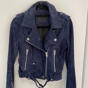 BlankNYC Faux Suede Moto Jacket